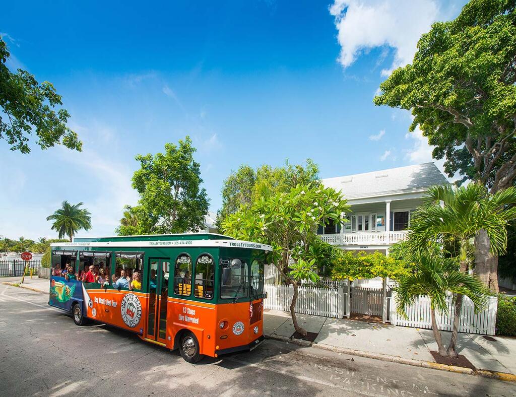 key west trolley architecture
