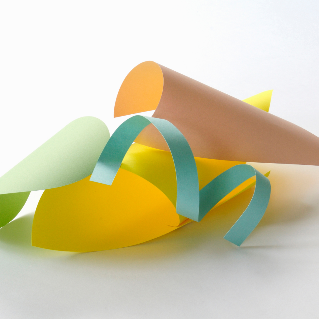 paper sculpture colors